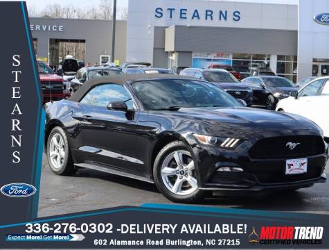 2015 Ford Mustang for sale at Stearns Ford in Burlington NC