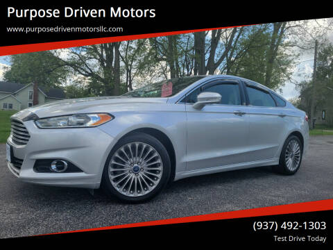 2014 Ford Fusion for sale at Purpose Driven Motors in Sidney OH