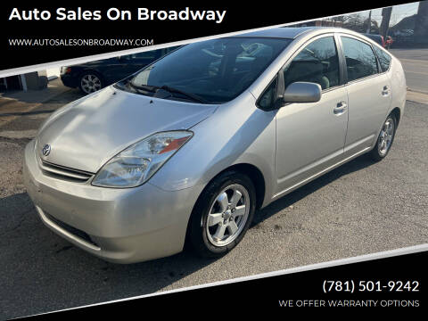 2005 Toyota Prius for sale at Auto Sales on Broadway in Norwood MA