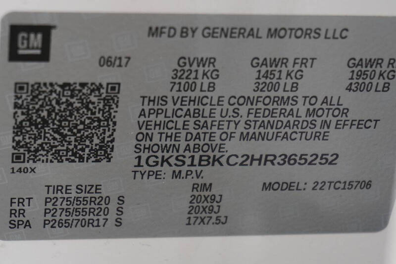2017 GMC Yukon SLT
