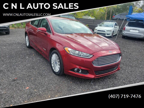 2013 Ford Fusion Hybrid for sale at C N L AUTO SALES in Orlando FL