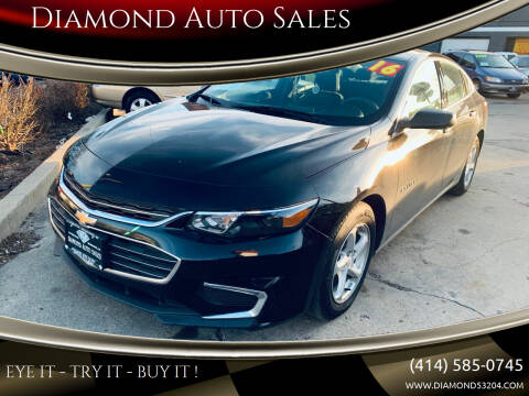 2016 Chevrolet Malibu for sale at Diamond Auto Sales in Milwaukee WI