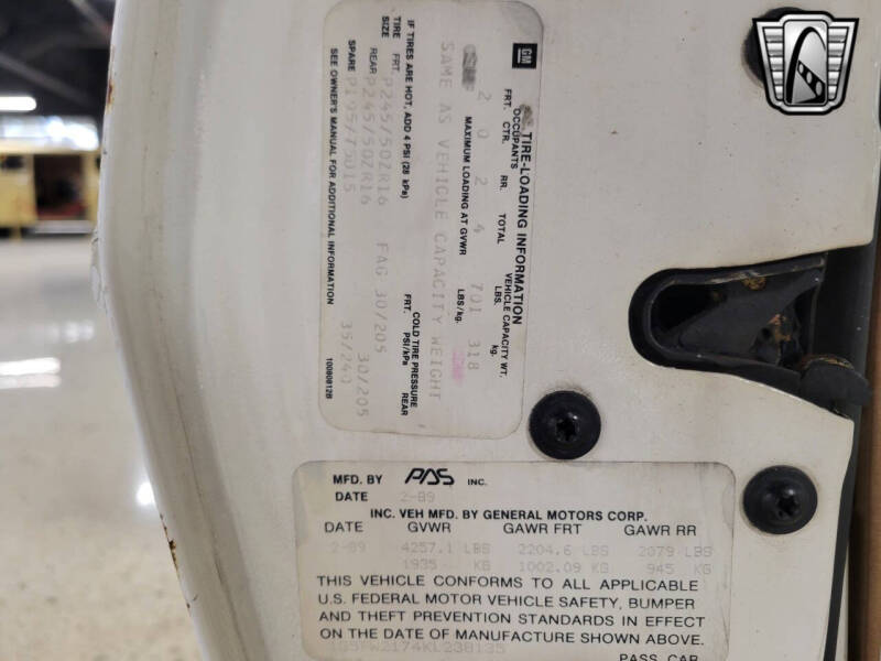 1989 Pontiac Firebird Trans Am GTA