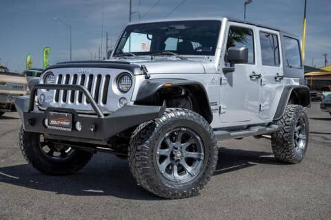 2014 Jeep Wrangler Unlimited for sale at SOUTHWEST AUTO GROUP-EL PASO in El Paso TX