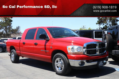 2006 Dodge Ram 2500 for sale at So Cal Performance SD, llc in San Diego CA
