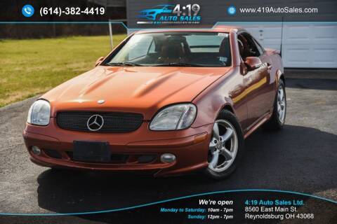 2001 Mercedes-Benz SLK for sale at 4:19 Auto Sales LTD in Reynoldsburg OH