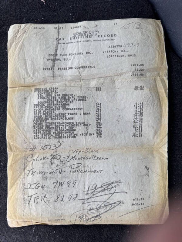 1967 Pontiac Firebird