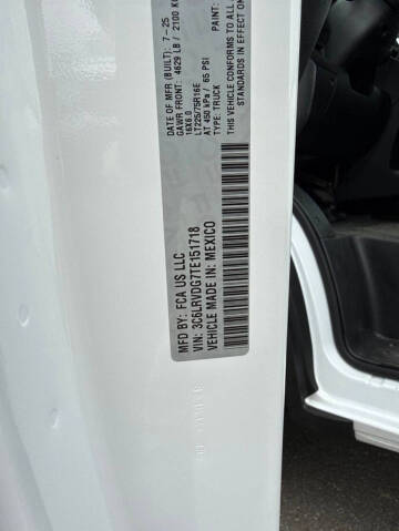 2026 RAM ProMaster