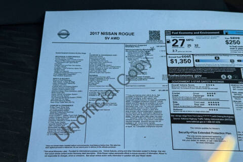 2017 Nissan Rogue SV