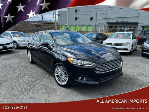 2016 Ford Fusion for sale at All American Imports in Alexandria VA