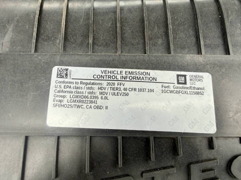 2020 Chevrolet Express 2500