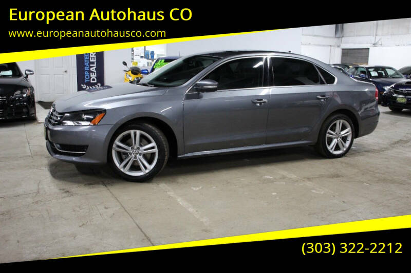 2014 Volkswagen Passat for sale at European Autohaus CO in Denver CO
