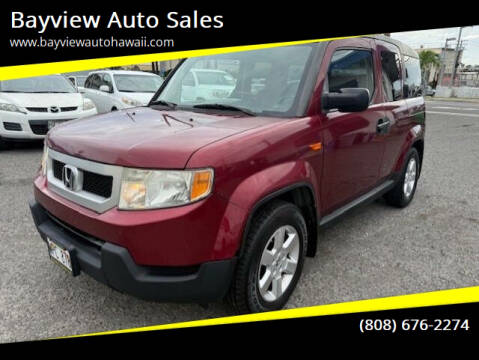 2011 Honda Element for sale at Bayview Auto Sales in Waipahu HI