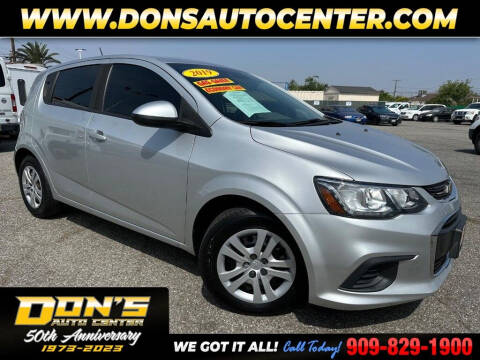 2019 Chevrolet Sonic for sale at Dons Auto Center in Fontana CA