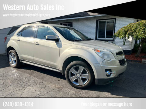 2013 Chevrolet Equinox for sale at Western Auto Sales Inc in Farmington Hills MI