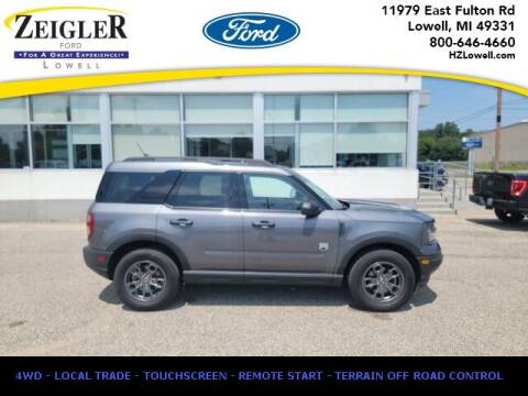 2021 Ford Bronco Sport for sale at Zeigler Ford of Plainwell- Jeff Bishop - Zeigler Ford of Lowell in Lowell MI