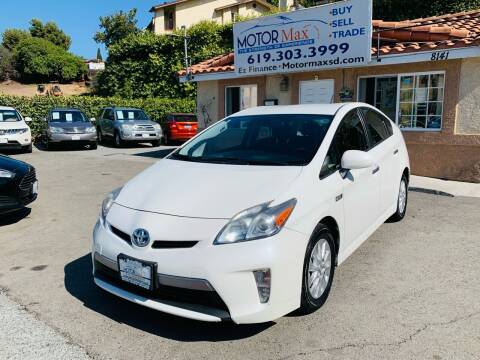 2014 Toyota Prius Plug-in Hybrid for sale at MotorMax in San Diego CA
