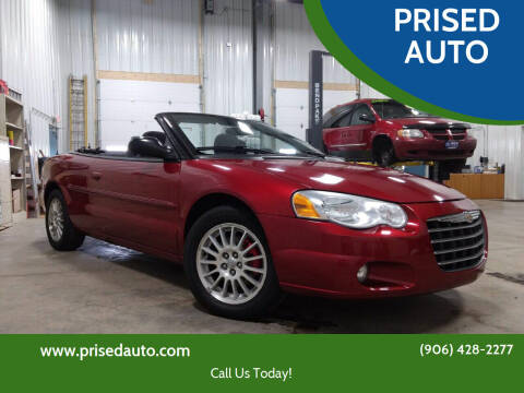 2004 Chrysler Sebring for sale at PRISED AUTO in Gladstone MI