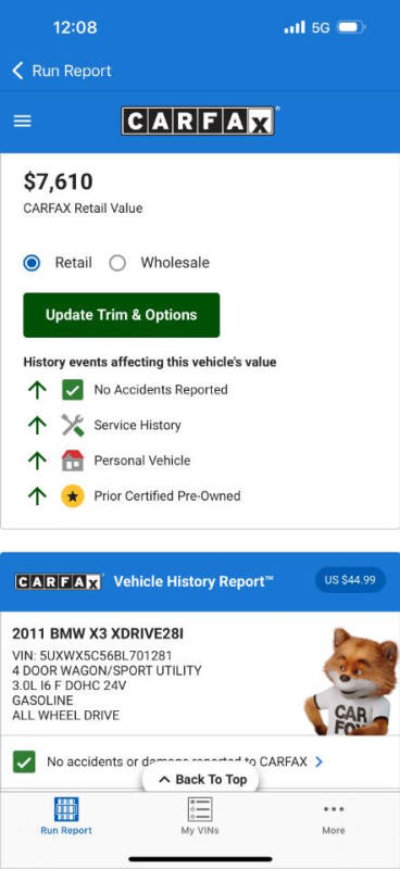 2011 BMW X3 xDrive28i