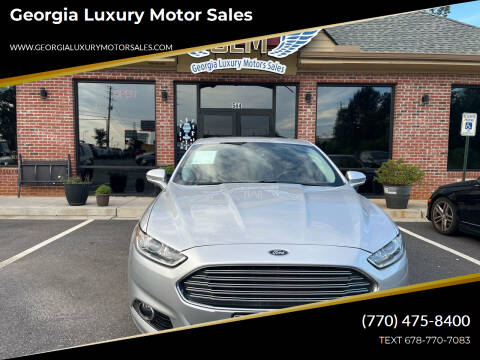 2016 Ford Fusion for sale at Georgia Luxury Motor Sales in Cumming GA