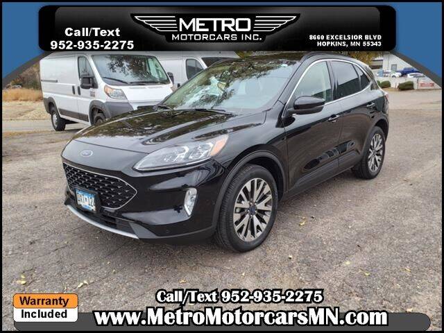 2020 Ford Escape for sale at Metro Motorcars Inc in Hopkins MN