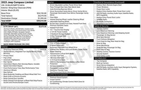2023 Jeep Compass Limited