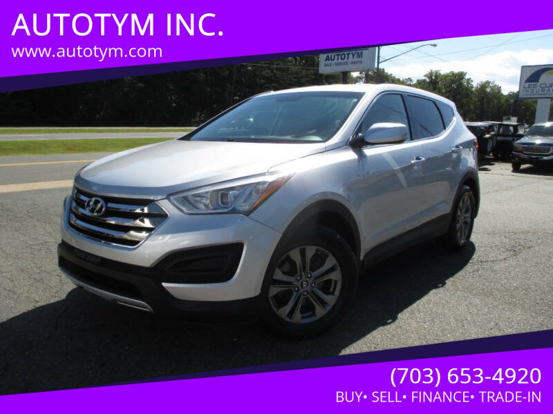 2013 Hyundai Santa Fe Sport for sale at AUTOTYM INC. in Fredericksburg VA