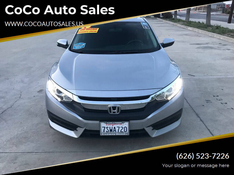 2016 Honda Civic for sale at CoCo Auto Sales in South El Monte CA