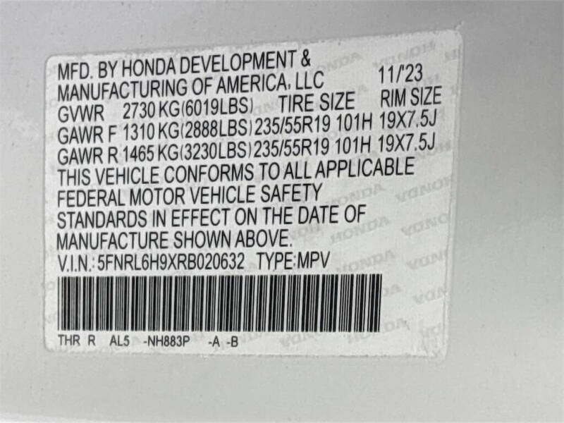 2024 Honda Odyssey Elite