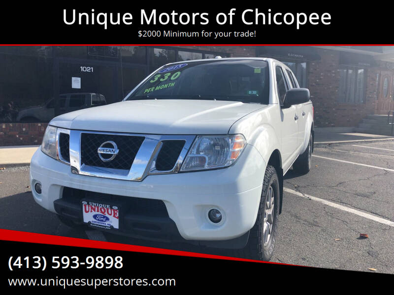 2015 Nissan Frontier for sale at Unique Motors of Chicopee in Chicopee MA