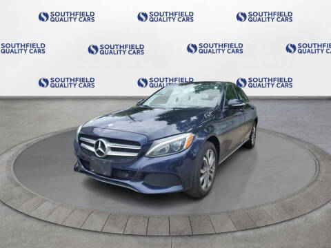 2015 Mercedes-Benz C-Class for sale at SOUTHFIELD QUALITY CARS in Detroit MI