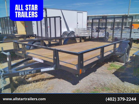 2022 Rice Trailers 82 INCH X 14 FOOT UTILITY for sale at ALL STAR TRAILERS Utilities in , NE