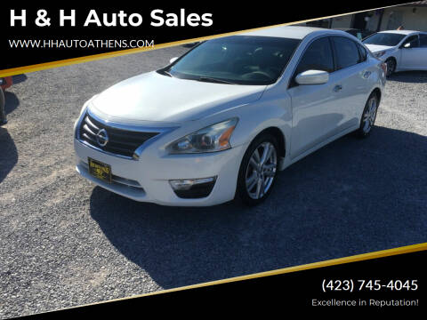 2013 Nissan Altima for sale at H & H Auto Sales in Athens TN