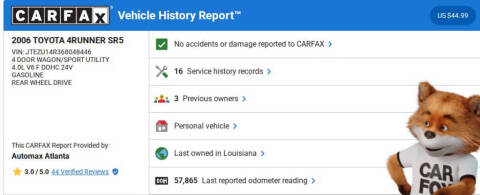 2006 Toyota 4Runner SR5