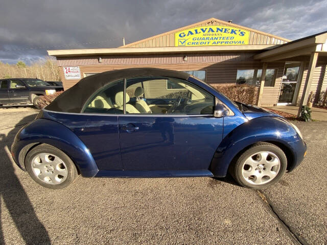 2003 Volkswagen New Beetle Convertible for sale at Galvanek's in Cadillac, MI