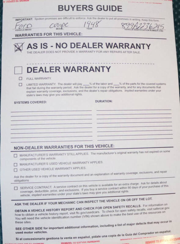 1948 Ford Super Deluxe