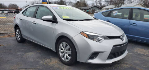 2015 Toyota Corolla for sale at Means Auto Sales in Abington MA