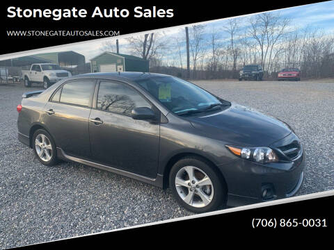 2012 Toyota Corolla for sale at Stonegate Auto Sales in Cleveland GA