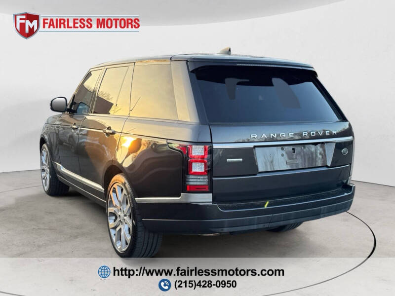 2017 Land Rover Range Rover Supercharged