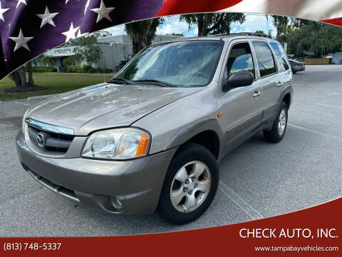 2001 Mazda Tribute for sale at CHECK AUTO, INC. in Tampa FL