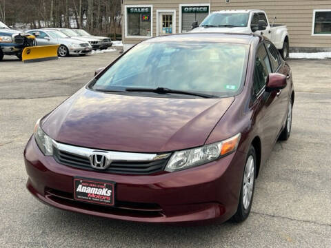 2012 Honda Civic for sale at Anamaks Motors LLC in Hudson NH