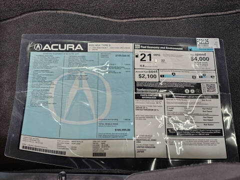2022 Acura NSX SH-AWD Type S