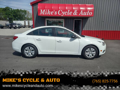 2014 Chevrolet Cruze for sale at MIKE'S CYCLE & AUTO in Connersville IN