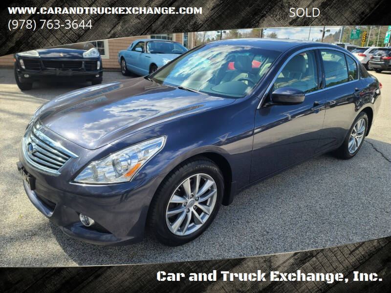 2012 Infiniti G37 Sedan for sale at Car and Truck Exchange, Inc. in Rowley MA