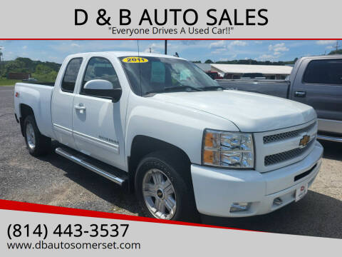 2011 Chevrolet Silverado 1500 for sale at D & B AUTO SALES in Somerset PA