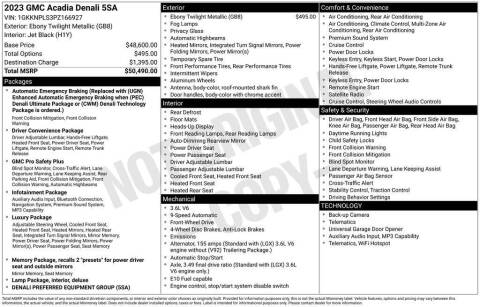 2023 GMC Acadia Denali