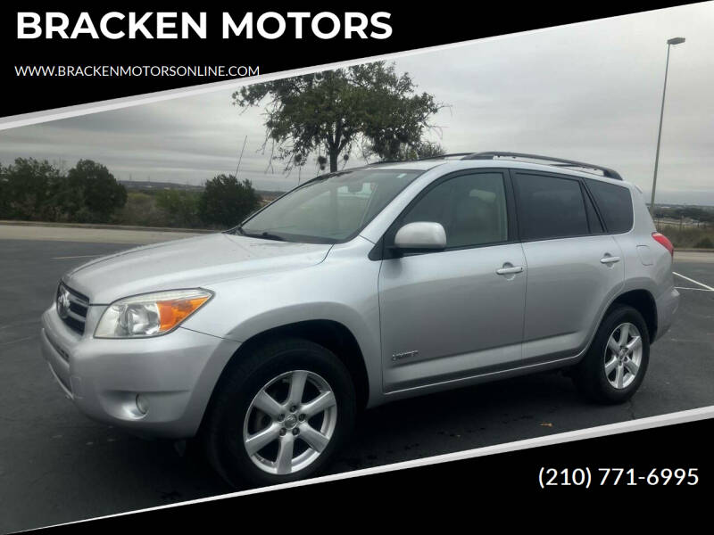 2008 Toyota RAV4 for sale at BRACKEN MOTORS in San Antonio TX