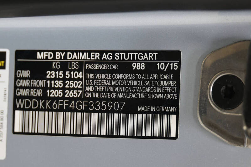 2016 Mercedes-Benz E-Class E 400