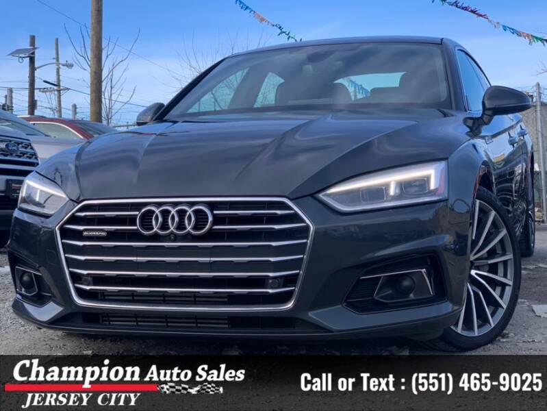 2018 Audi A5 Sportback for sale at CHAMPION AUTO SALES OF JERSEY CITY in Jersey City NJ