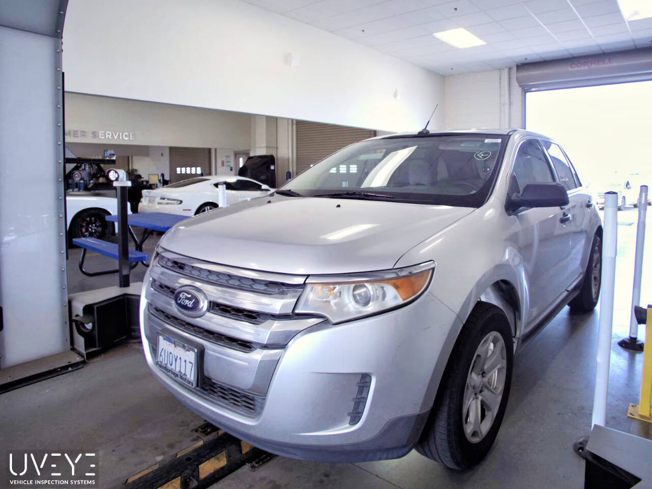 Silver 2012 Ford Edge SE SE 4dr Crossover 2